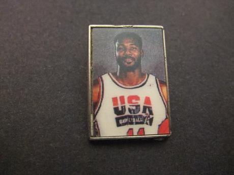 Karl Malone USA basketbalspeler shirtnummer 11 speler Dream team in 1992